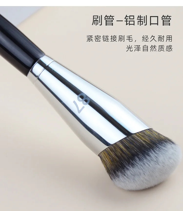 1 piece Pro Slanted Buffing Makeup Brushes #87 Angled Foundation Make up Brush Precision Face cosmetic tools synthetic hair