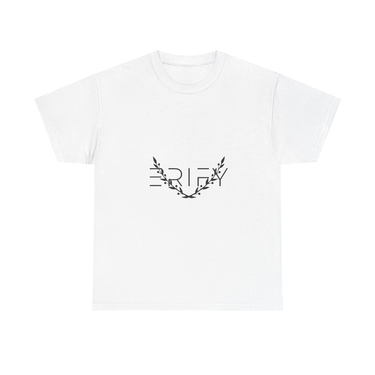 Unisex Heavy Cotton Tee with ERIFY BRAND | Casual Graphic Tee for Everyday Wear