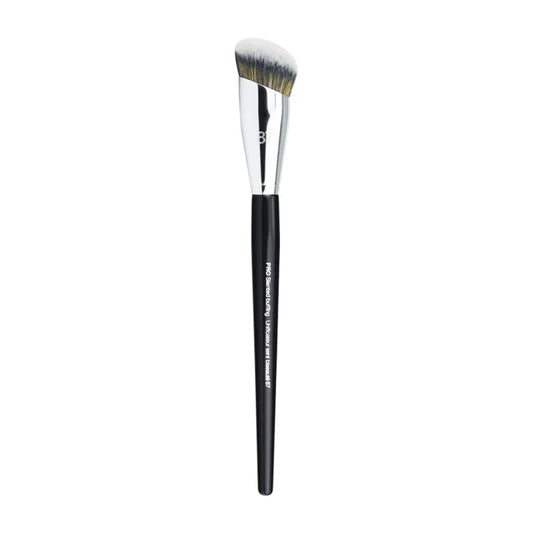 1 piece Pro Slanted Buffing Makeup Brushes #87 Angled Foundation Make up Brush Precision Face cosmetic tools synthetic hair