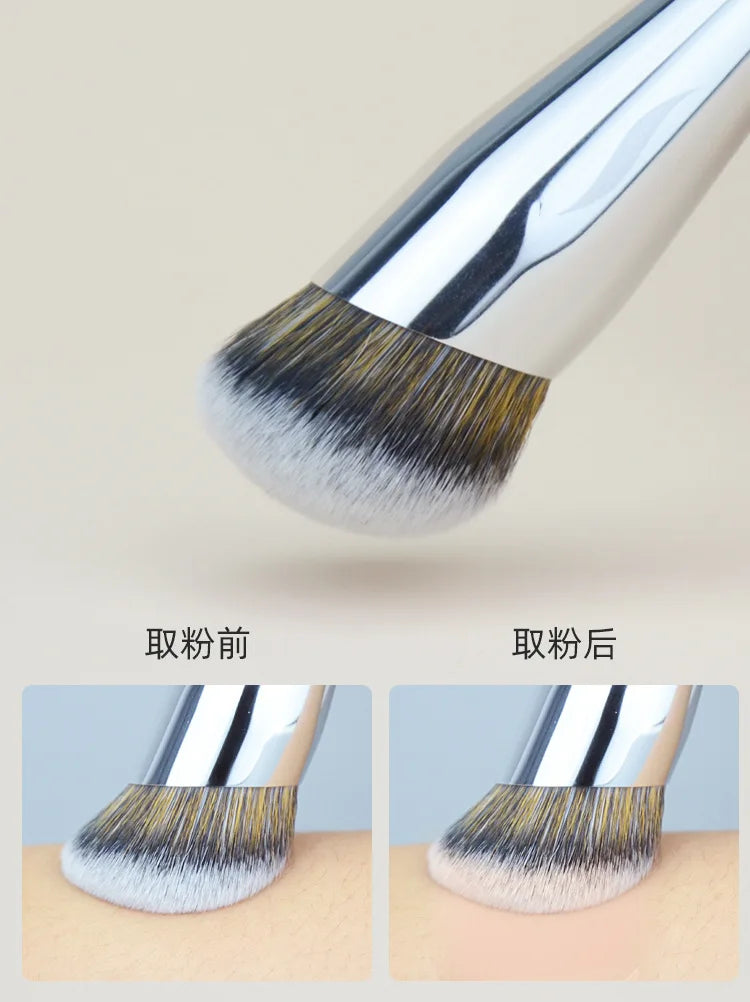 1 piece Pro Slanted Buffing Makeup Brushes #87 Angled Foundation Make up Brush Precision Face cosmetic tools synthetic hair