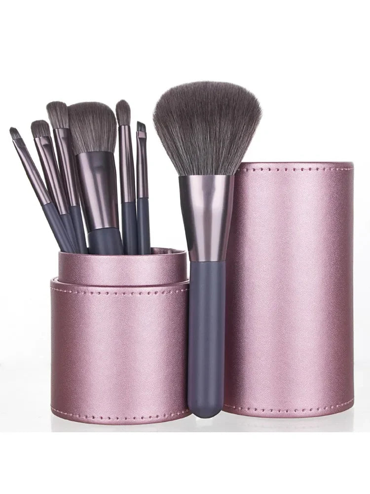 High-End Professional Makeup Brushes Set with Bucket Blush Powder Eyeshadow Eyebrow Foundation Beauty Makeup Tool Brochas