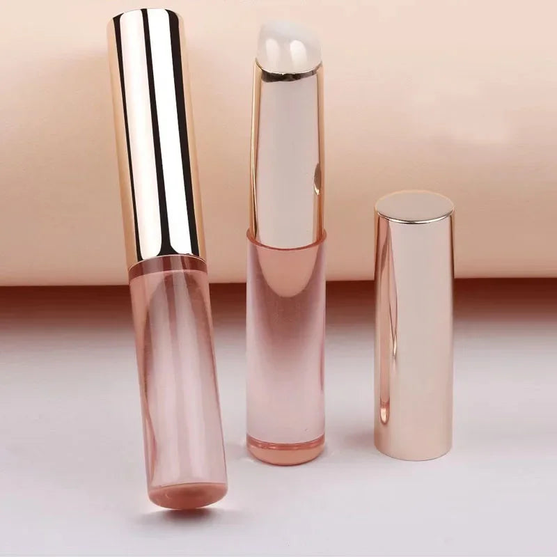 Silicone Lip Brush With Lid Round Head Makeup Brush Lipstick Applicator Multi-Use Mini Concealer Brush Portable Makeup Tool