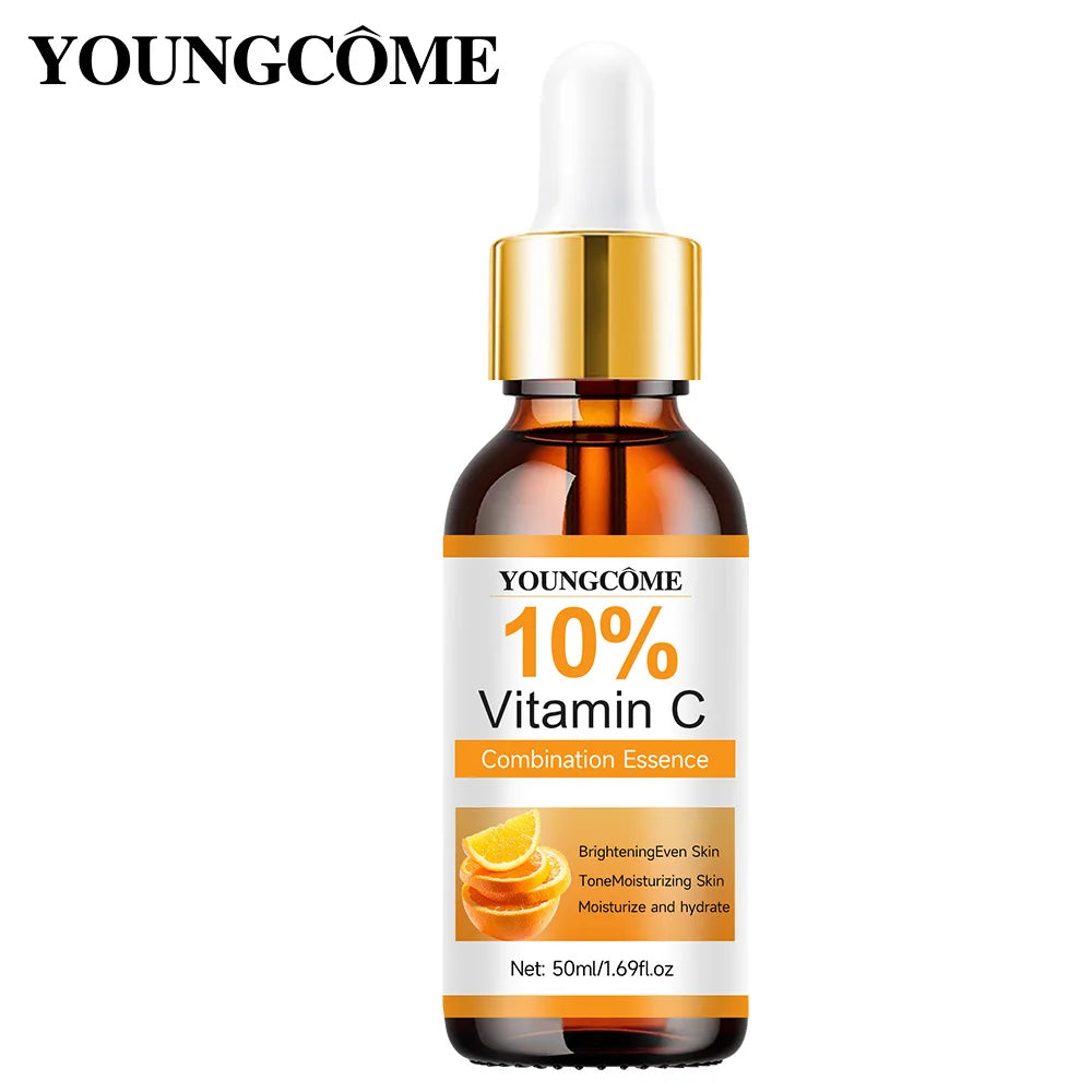Vitamin C Facial Essence Contains Hyaluronic Acid Dark Spot Remover Repair Anti-aging Essence Facial Skin Care Repair Collagen